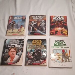 Star Wars Books 1-5 W Star Wars Jedi Academy Book Hardback